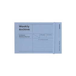 ICONIC Undated Weekly Archive Planner 6 Months 04 Cloud