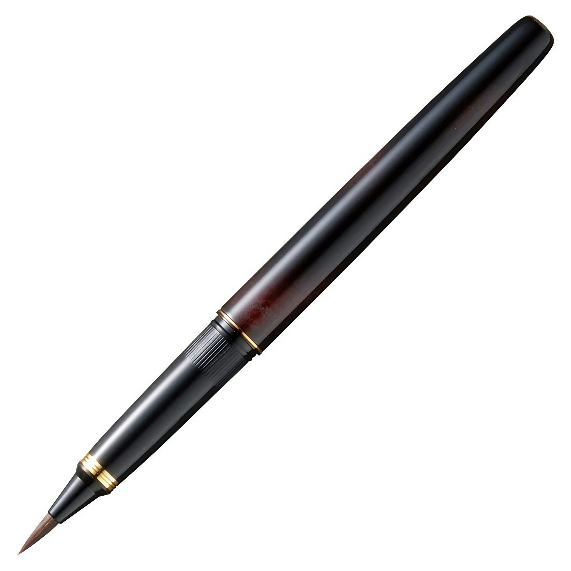 Kuretake No. 50 Fountain Brush Pen Tortoiseshell Red