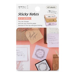 Midori Sticky Notes Choice Warm Colors
