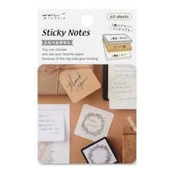 Midori Sticky Notes Choice Natural Colors