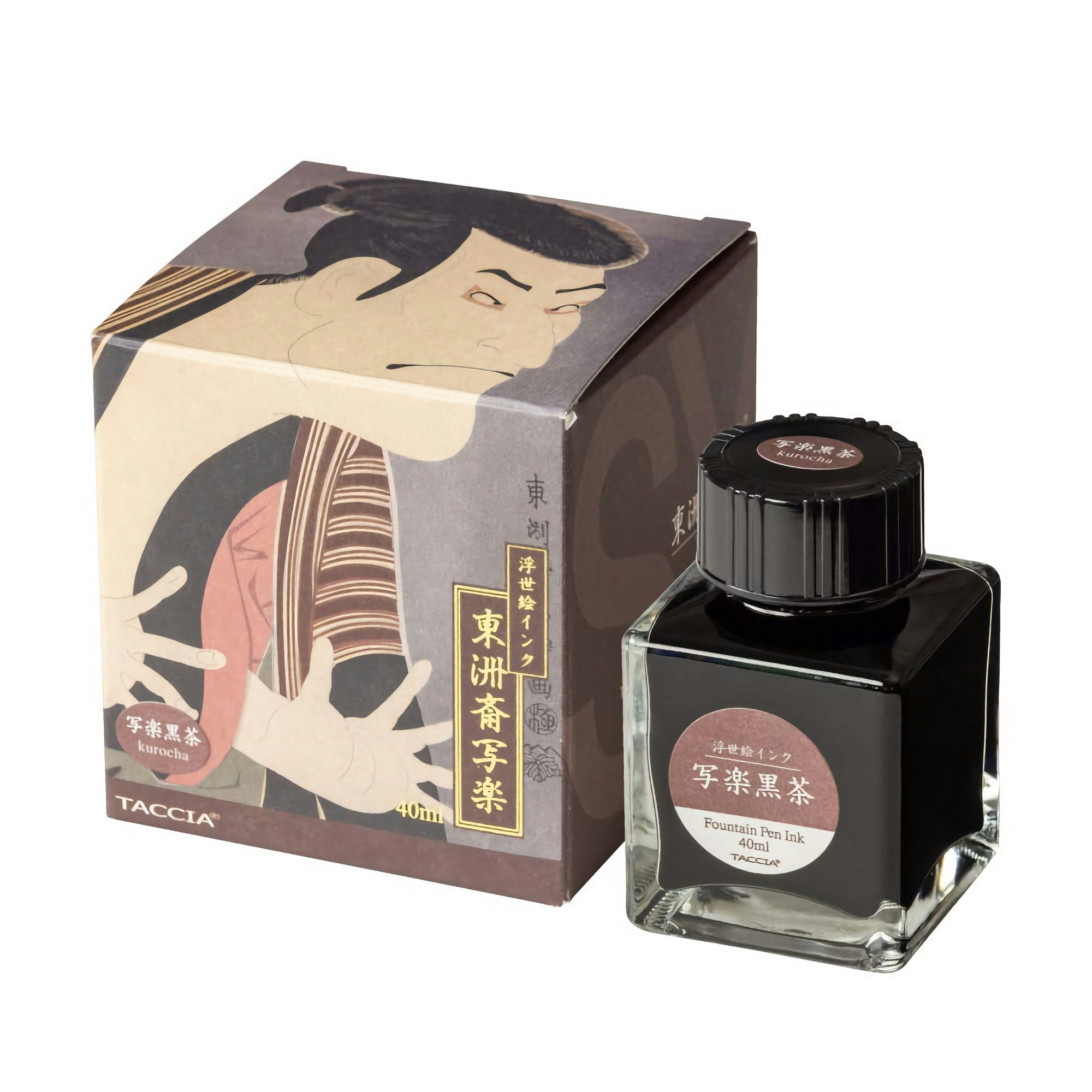 Taccia Ukiyo-e Sharaku Kurocha Ink 40 ml