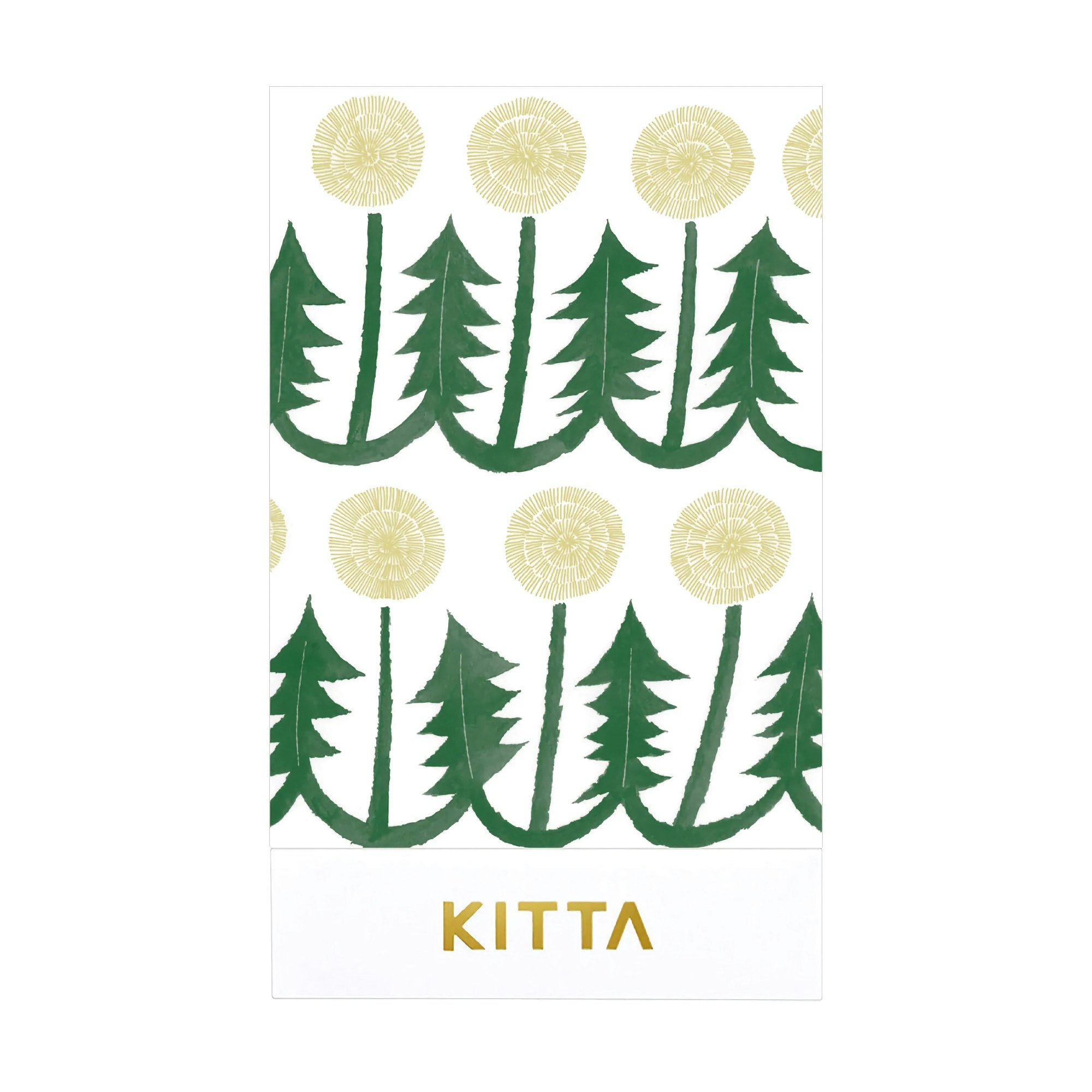 KITTA Basic Flower 8 Washi Tape