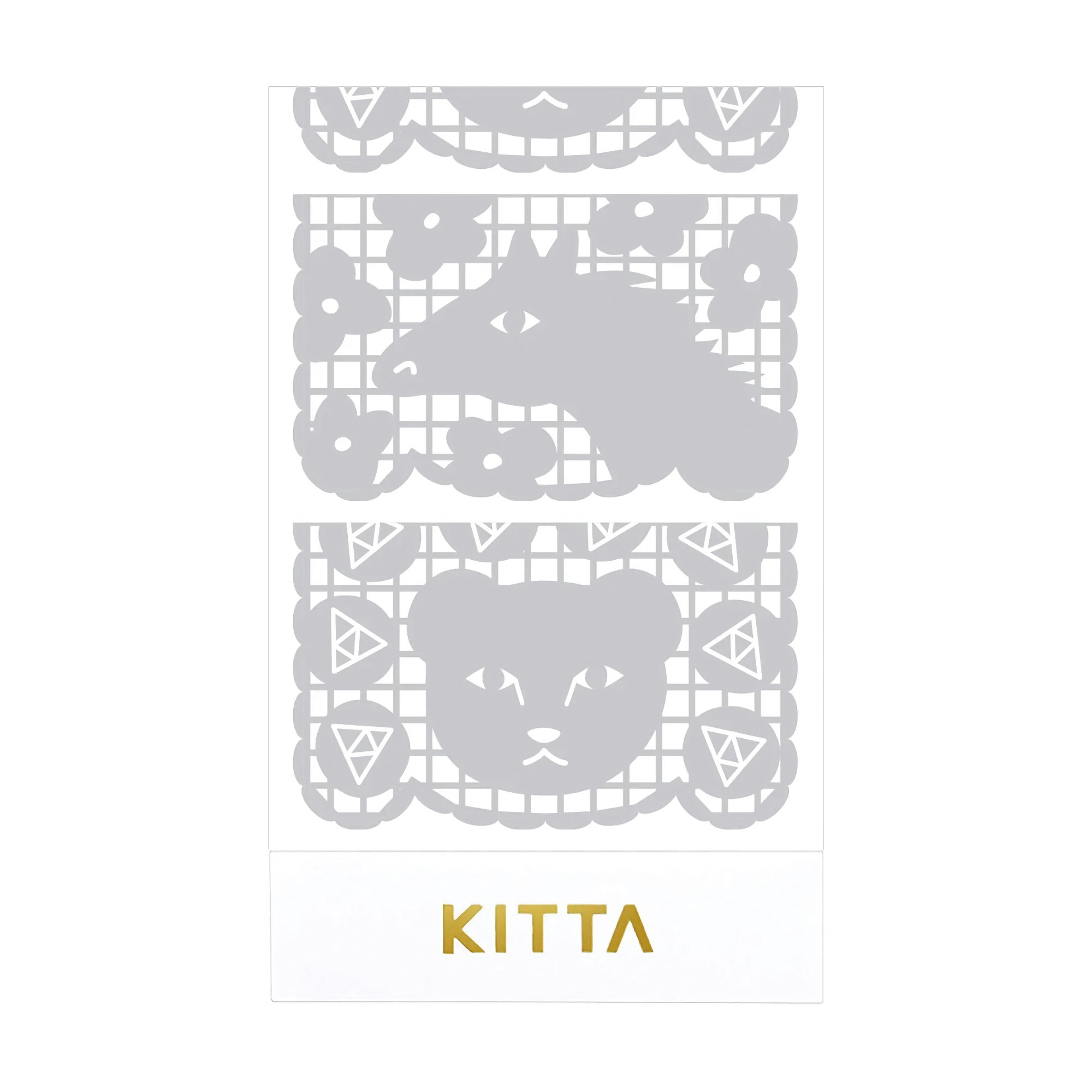 KITTA Lace Silver Foil Washi Tape