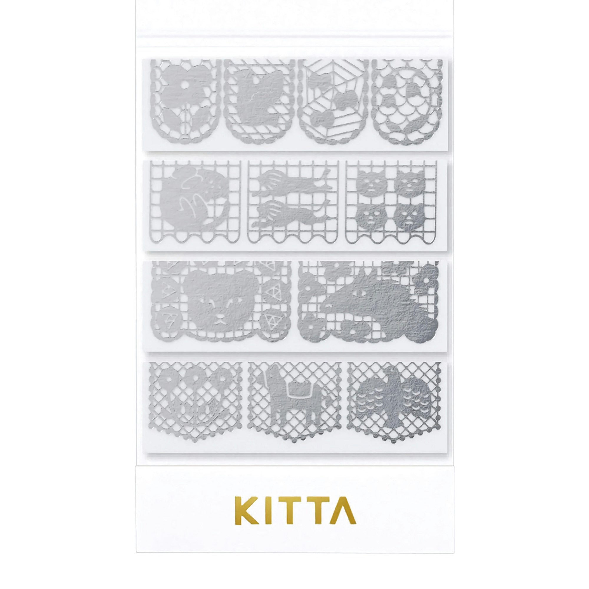 KITTA Lace Silver Foil Washi Tape