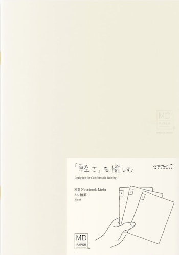 Midori MD Notebook Light [A5] Blank 3-pack