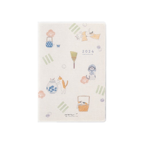 Midori MD 2024 Pocket Diary Mini Cat