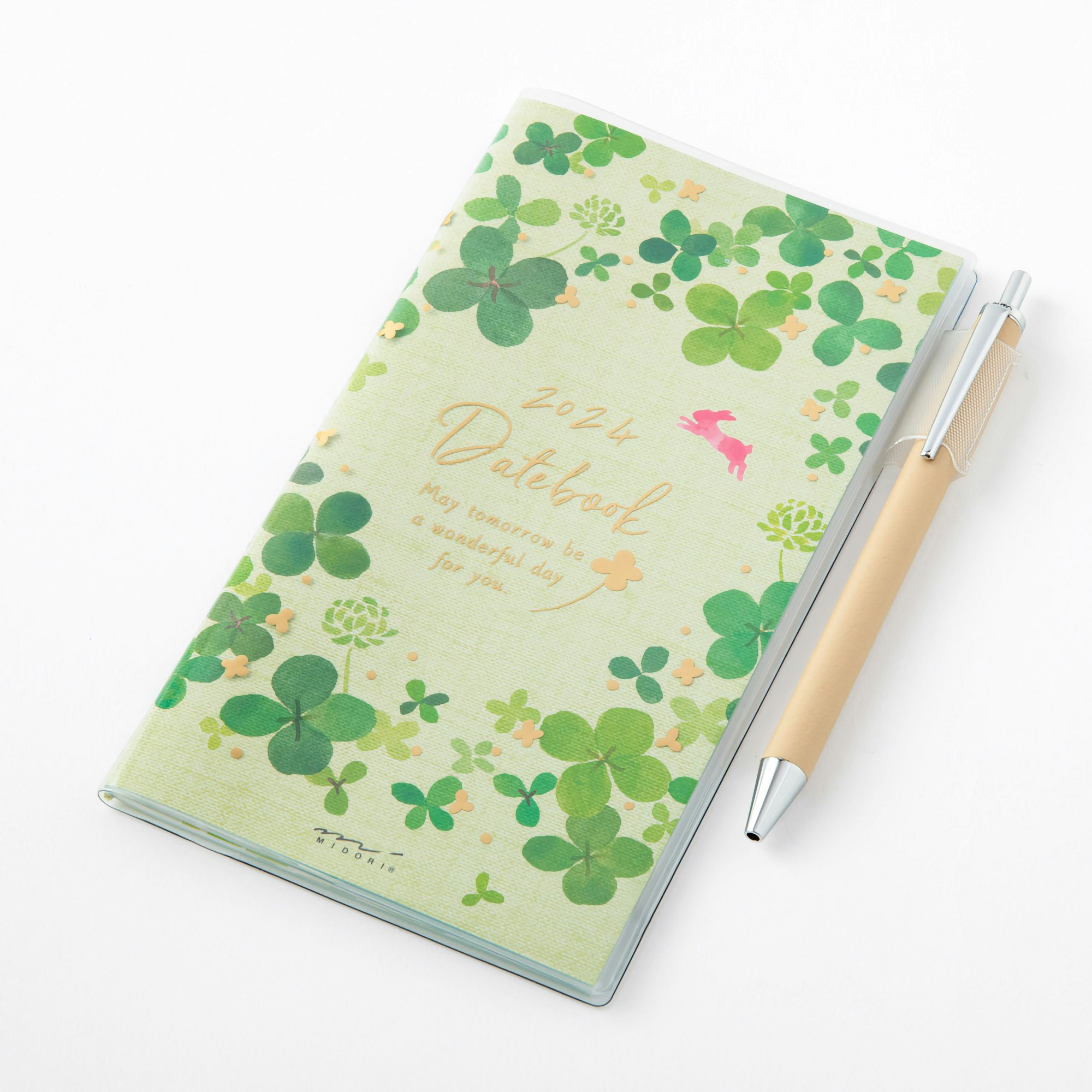 Midori MD 2024 Pocket Diary Slim Clover