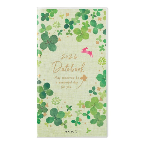 Midori MD 2024 Pocket Diary Slim Clover