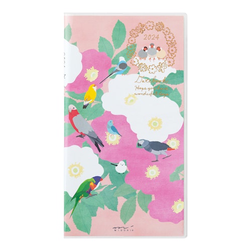 Midori MD 2024 Pocket Diary Slim Bird