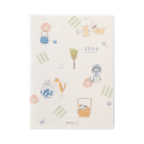 Midori MD 2024 Pocket Diary A6 Cat