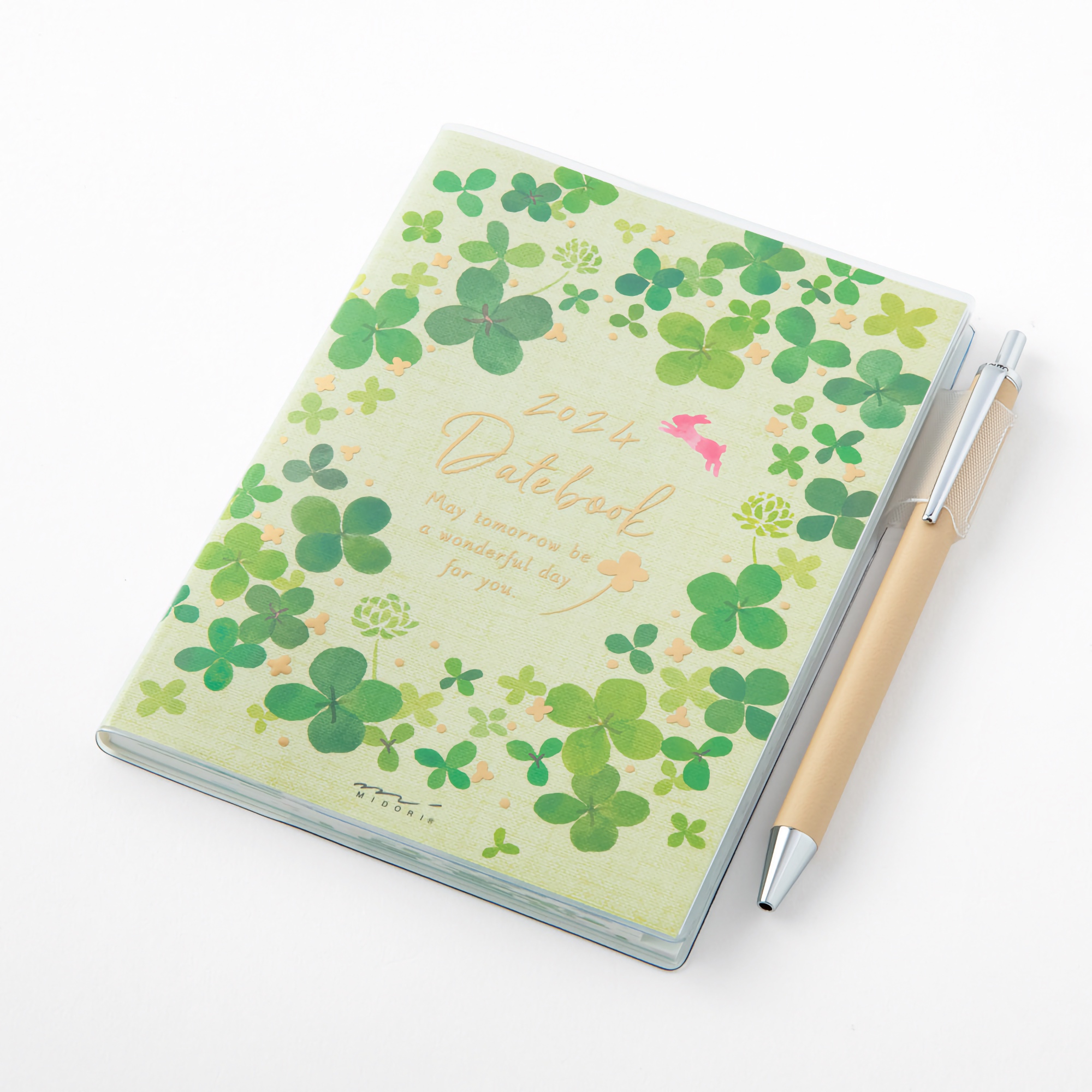 Midori MD 2024 Pocket Diary A6 Clover