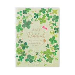 Midori MD 2024 Pocket Diary A6 Clover