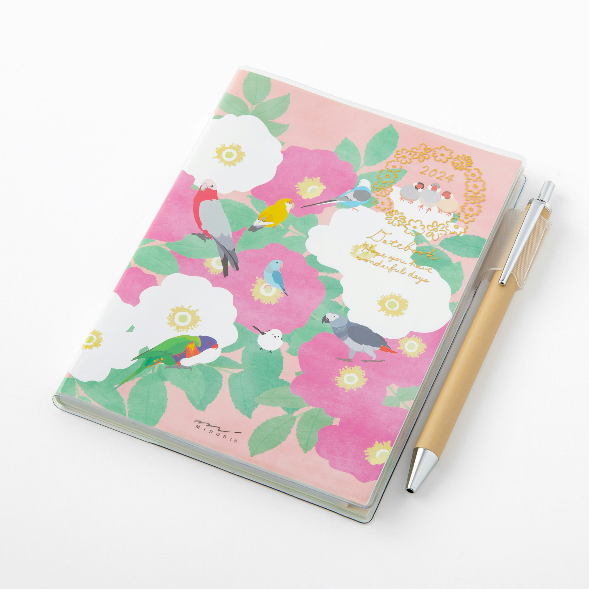 Midori MD 2024 Pocket Diary A6 Bird