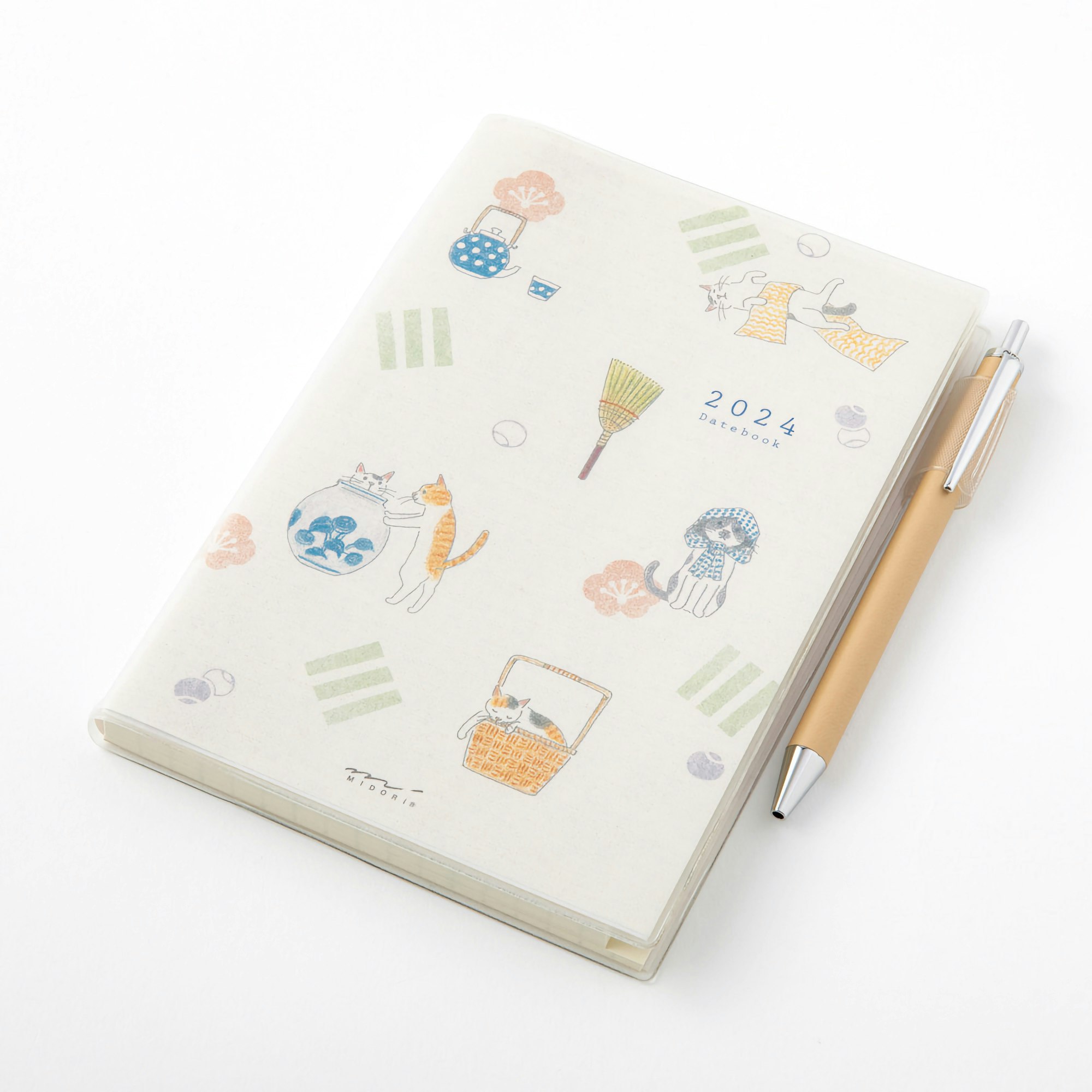 Midori MD 2024 Pocket Diary B6 Cat