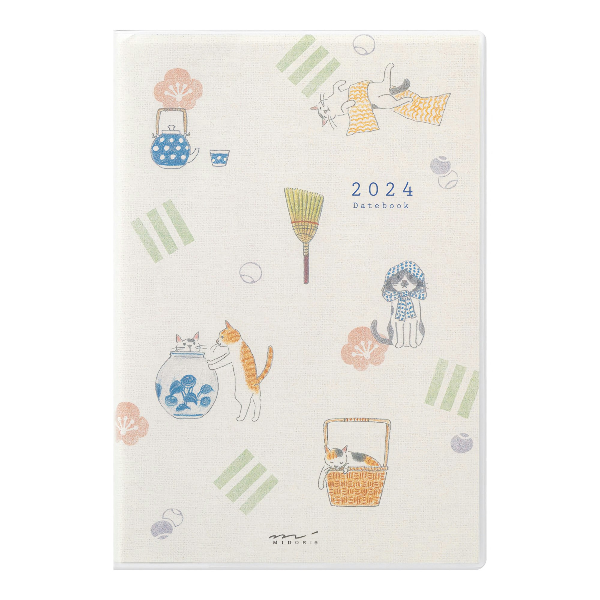 Midori MD 2024 Pocket Diary B6 Cat