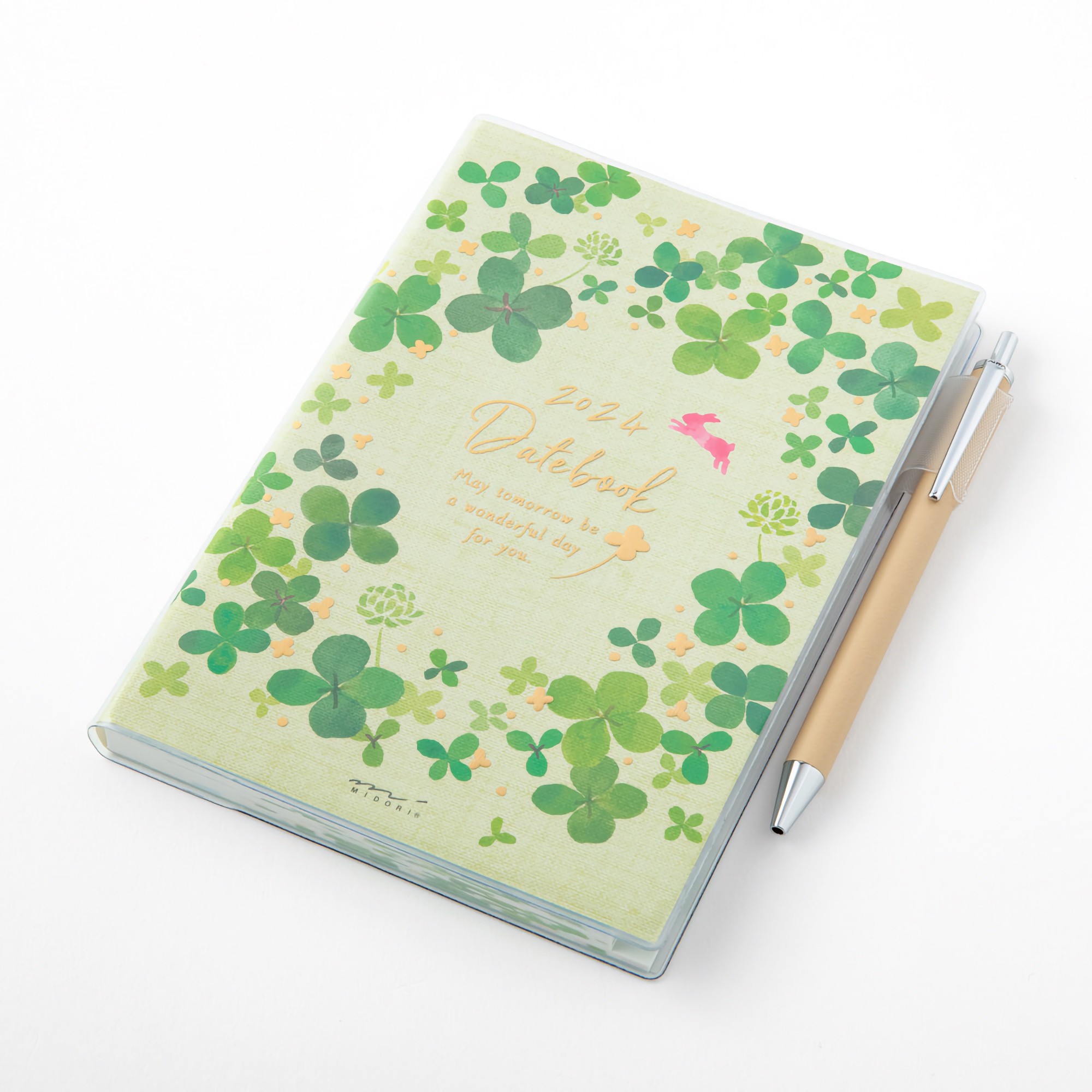 Midori MD 2024 Pocket Diary B6 Clover