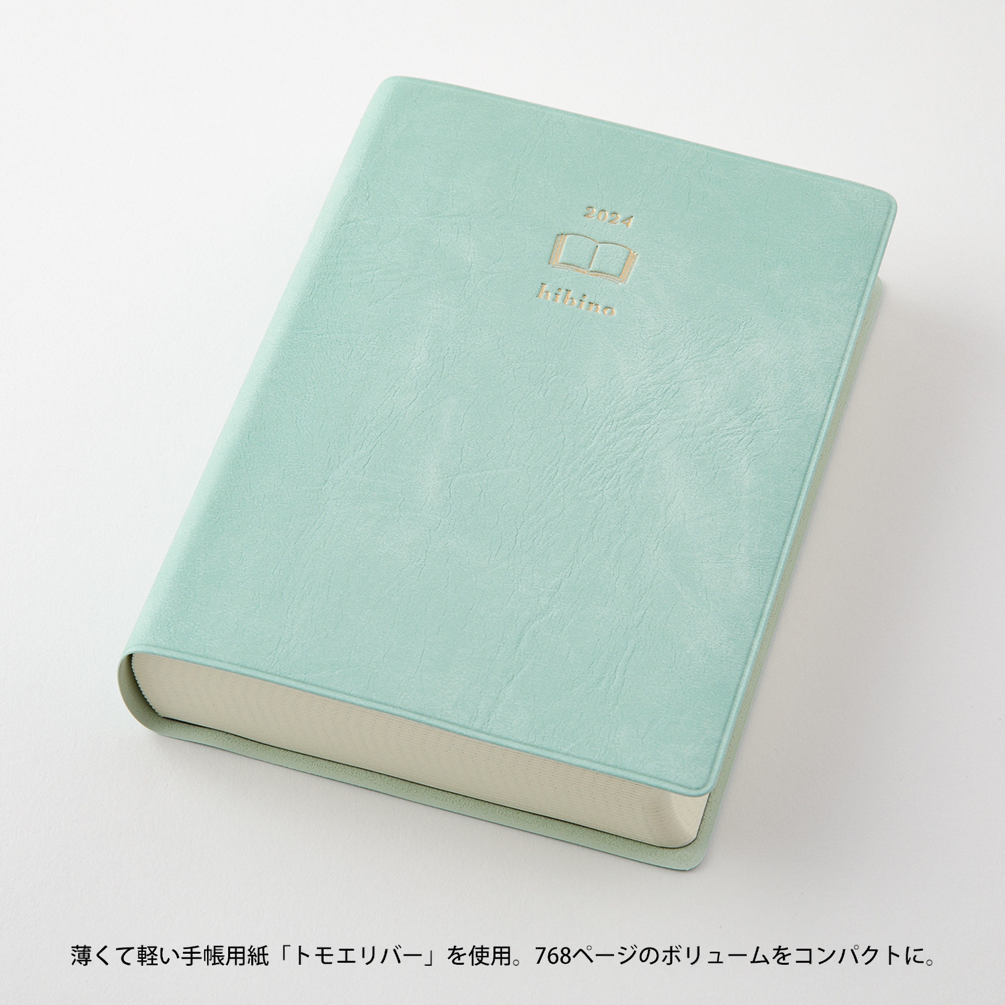 Midori 2024 Diary Hibino A6 Blue Green