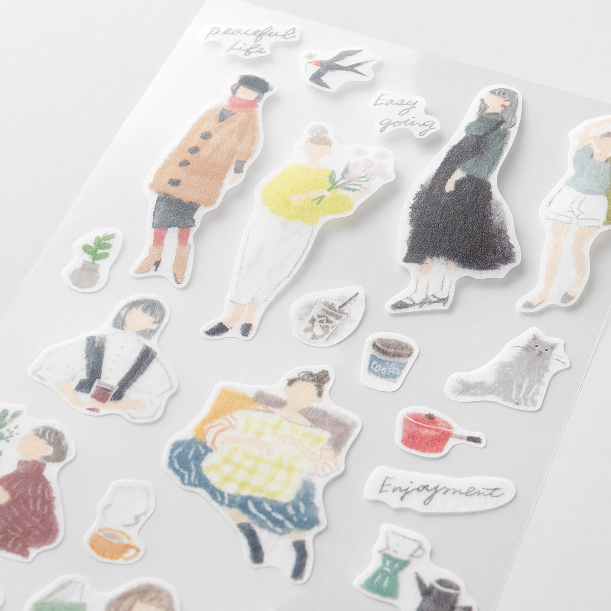 Midori Sticker Two Sheets Fashion