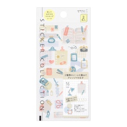 Midori Sticker Two Sheets Stationery