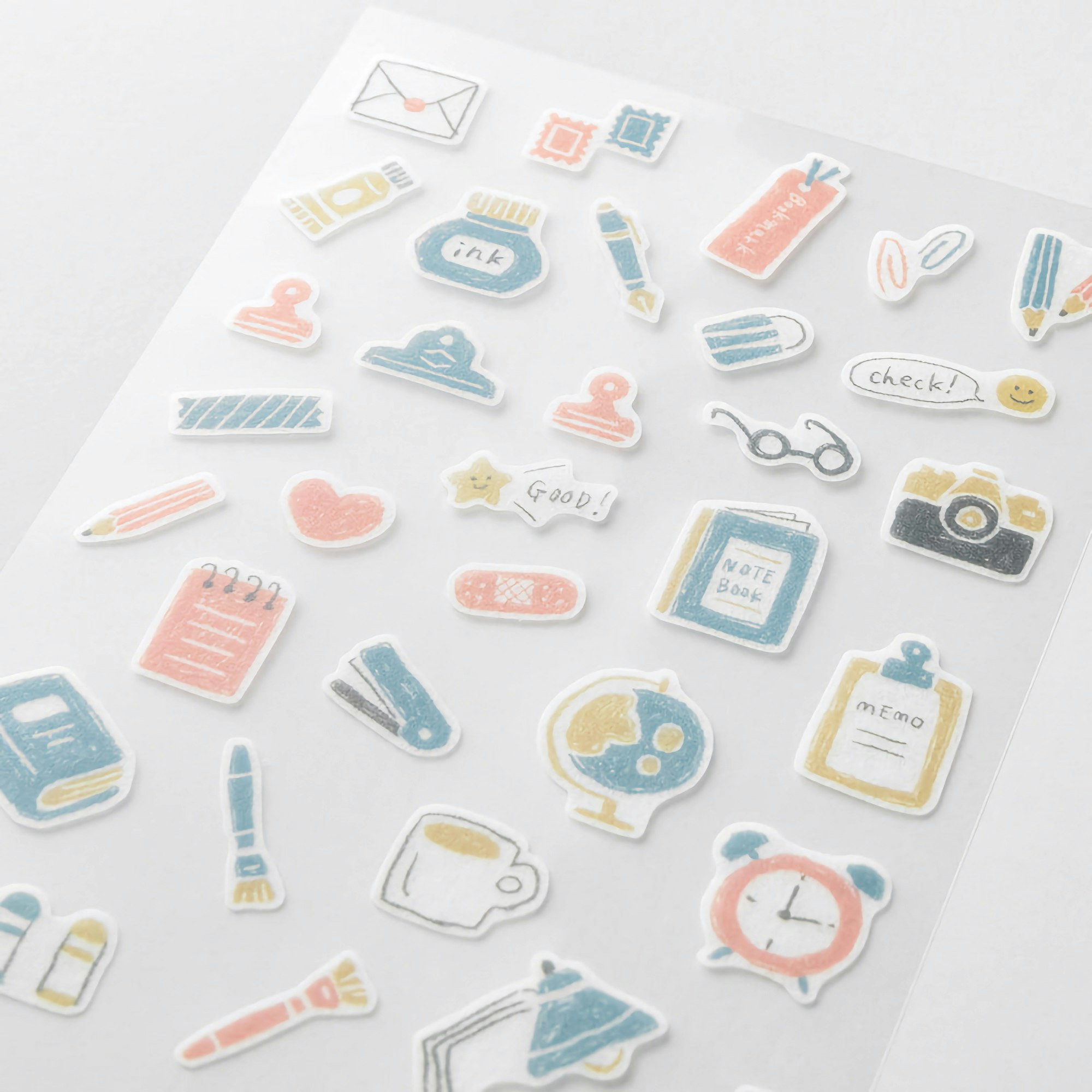 Midori Sticker Two Sheets Stationery