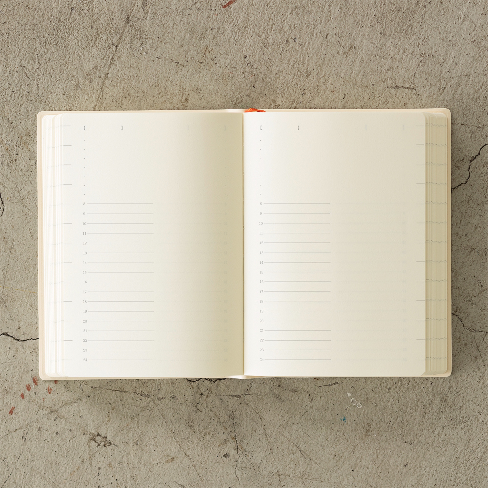 Midori MD Notebook 2024 Diary A6 1Day 1Page