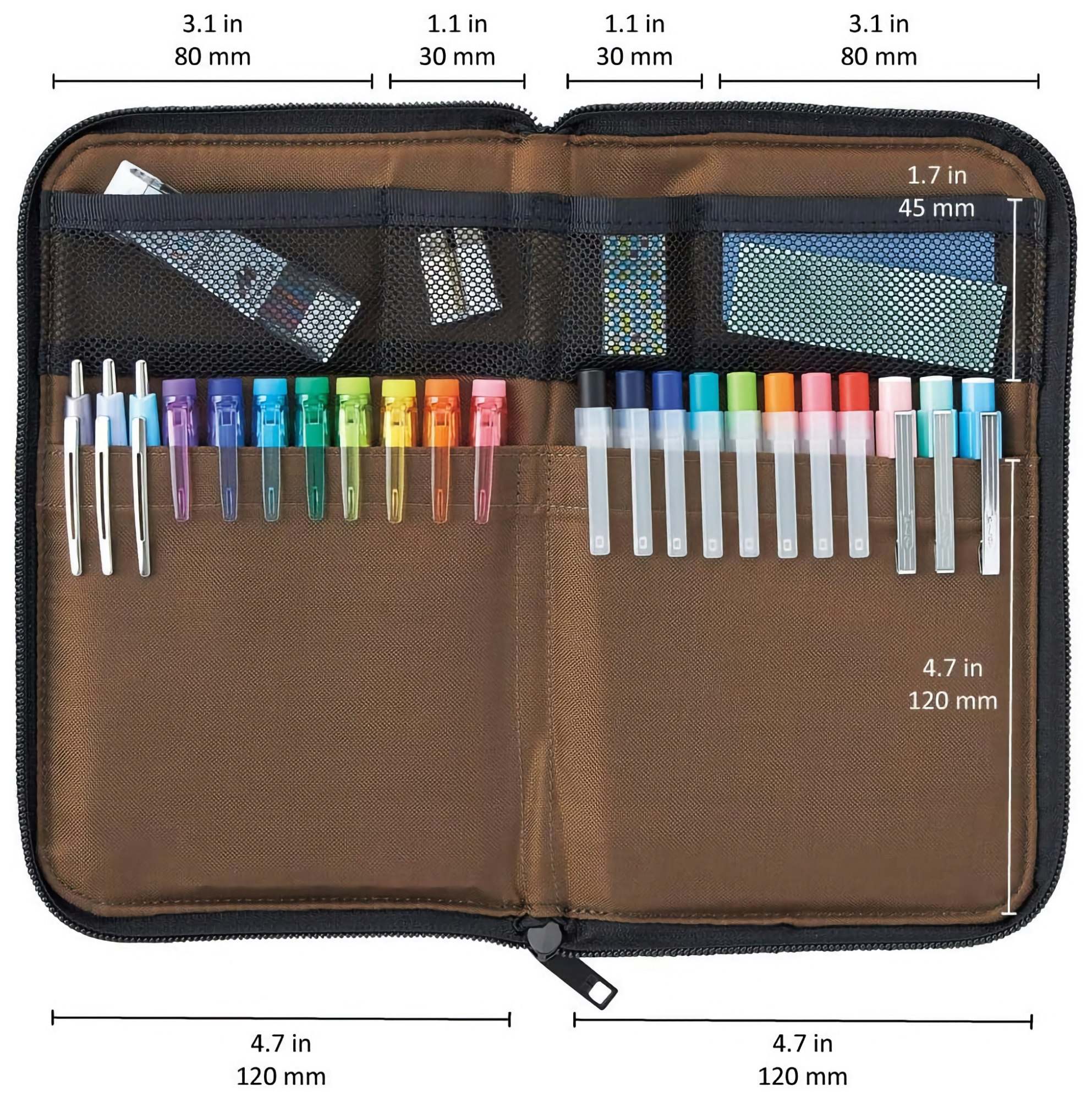 LIHIT LAB Flat Type Pen Case Wide