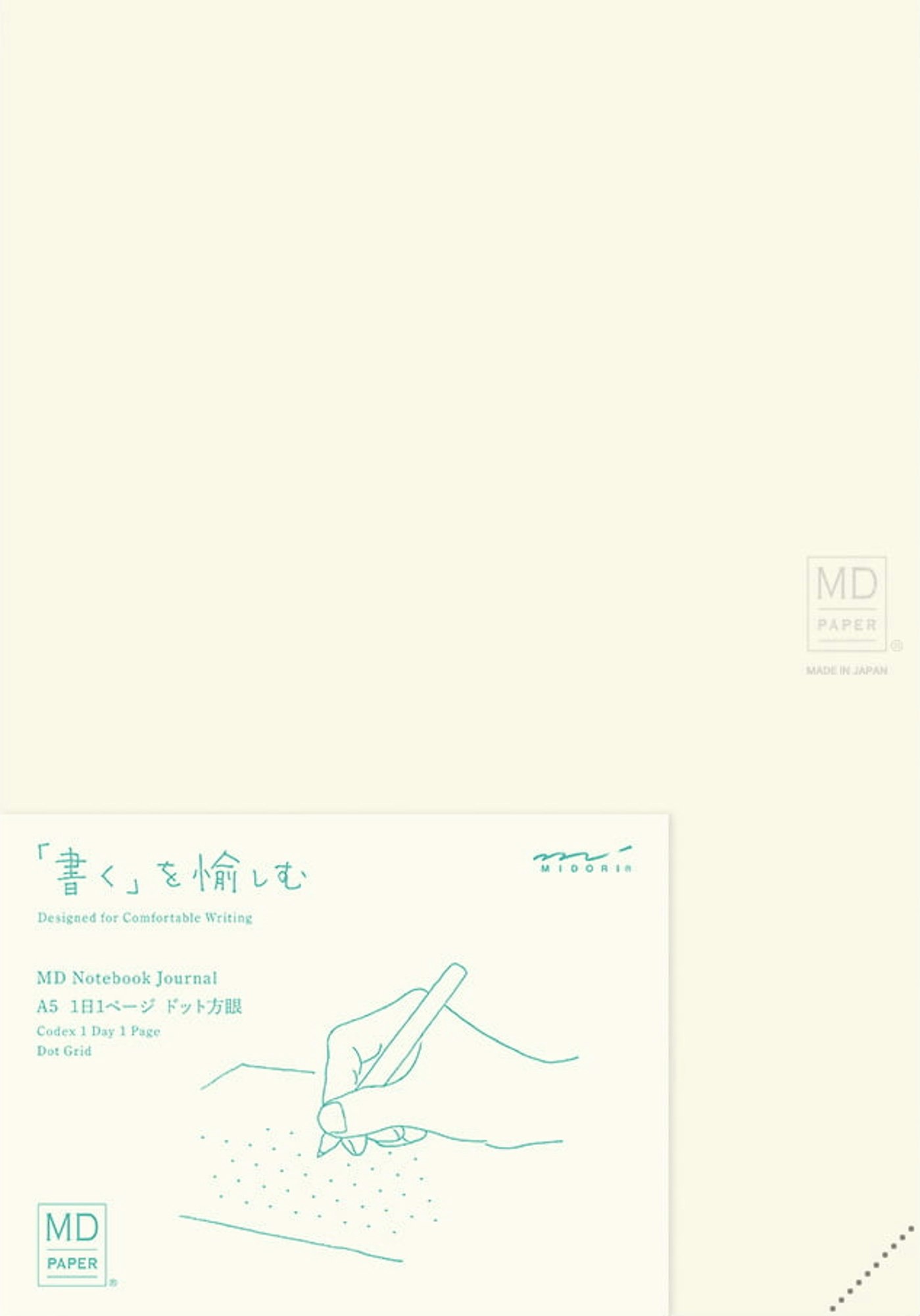 Midori MD Notebook A5 Codex 1Day 1Page Dot Grid
