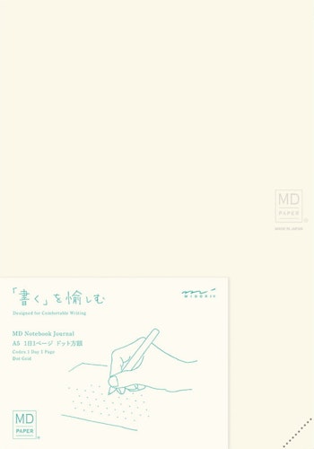 Midori MD Notebook A5 Codex 1Day 1Page Dot Grid