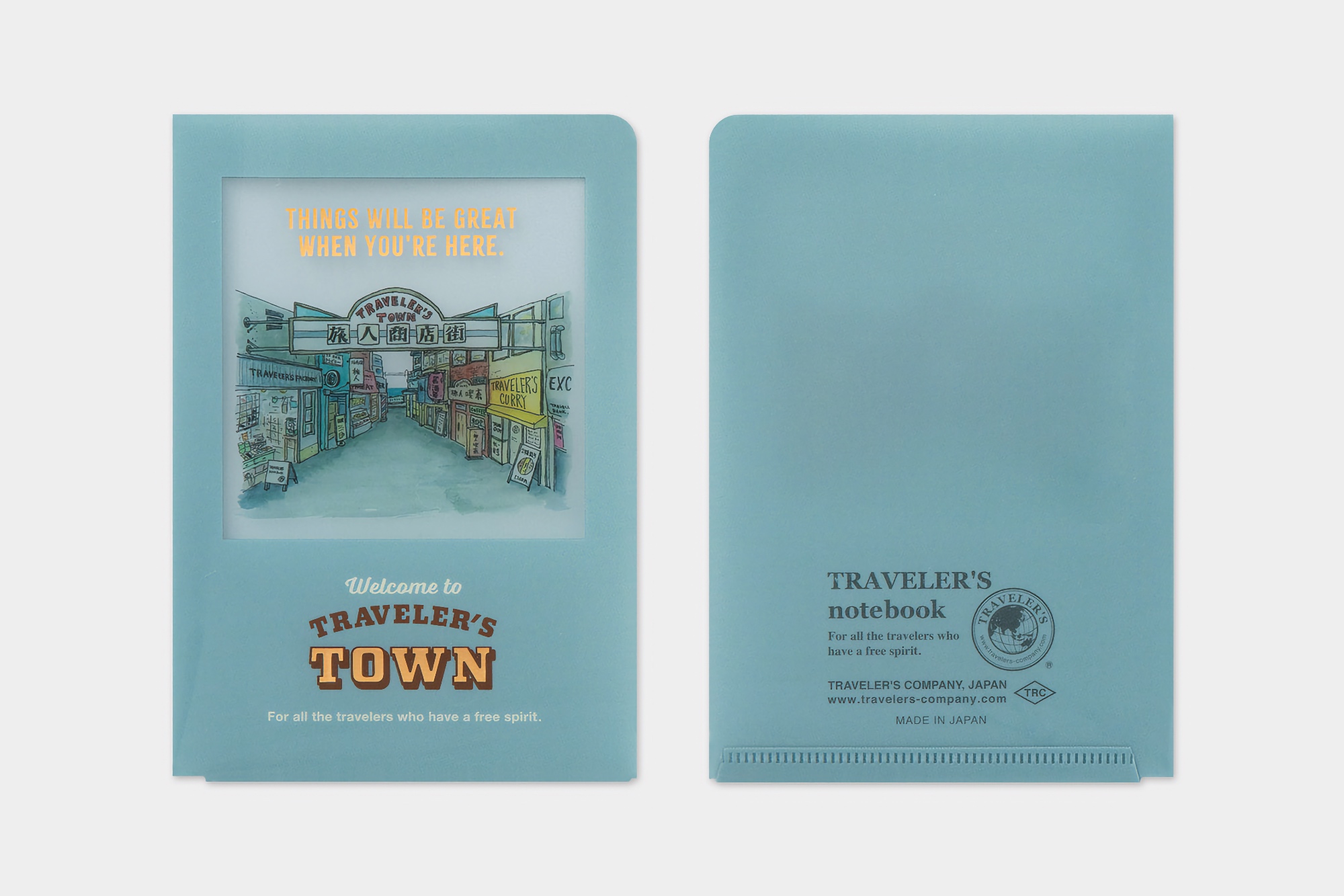 Traveler’s Company Traveler's notebook - 2024 Clear Folder, Passport size