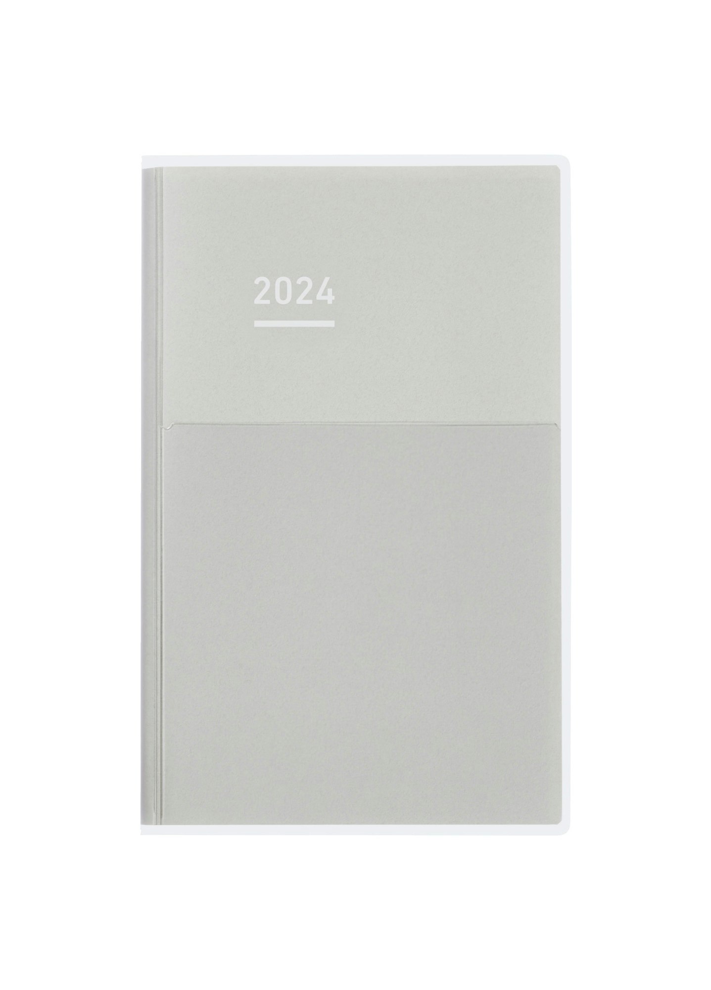 Kokuyo Jibun Techo DAYs Diary 2024 Mini B6 Slim Gray