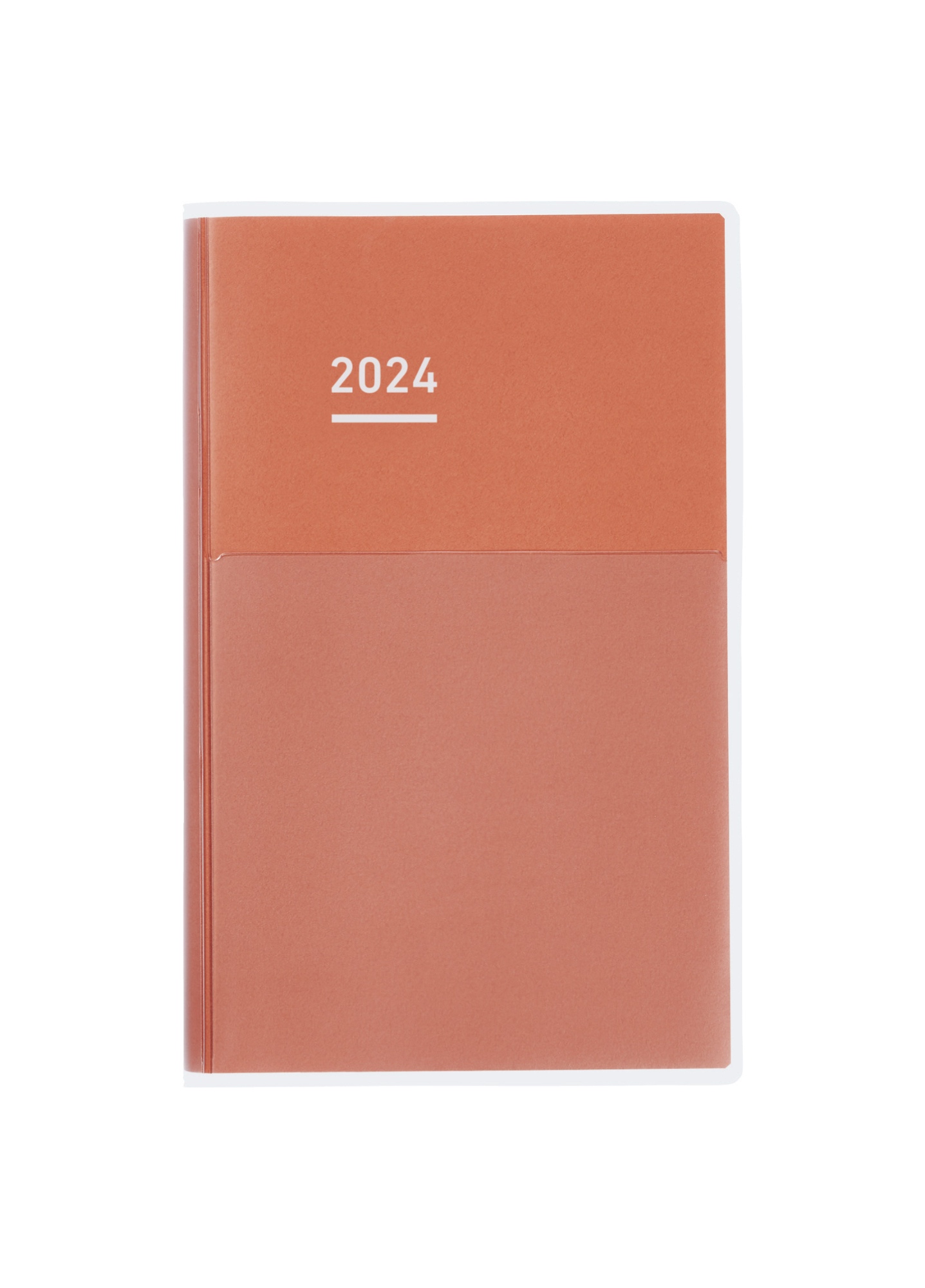 Kokuyo Jibun Techo DAYs Diary 2024 Mini B6 Slim Red