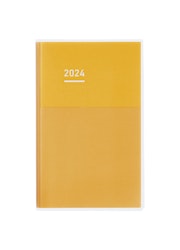 Kokuyo Jibun Techo DAYs Diary 2024 Mini B6 Slim Yellow