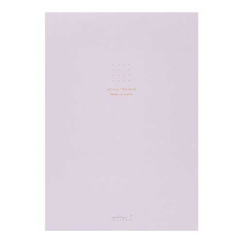 Midori Color Dot Grid Paper Pad A5 Purple