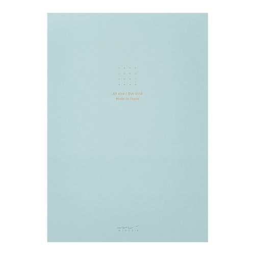 Midori Color Dot Grid Paper Pad A5 Blue