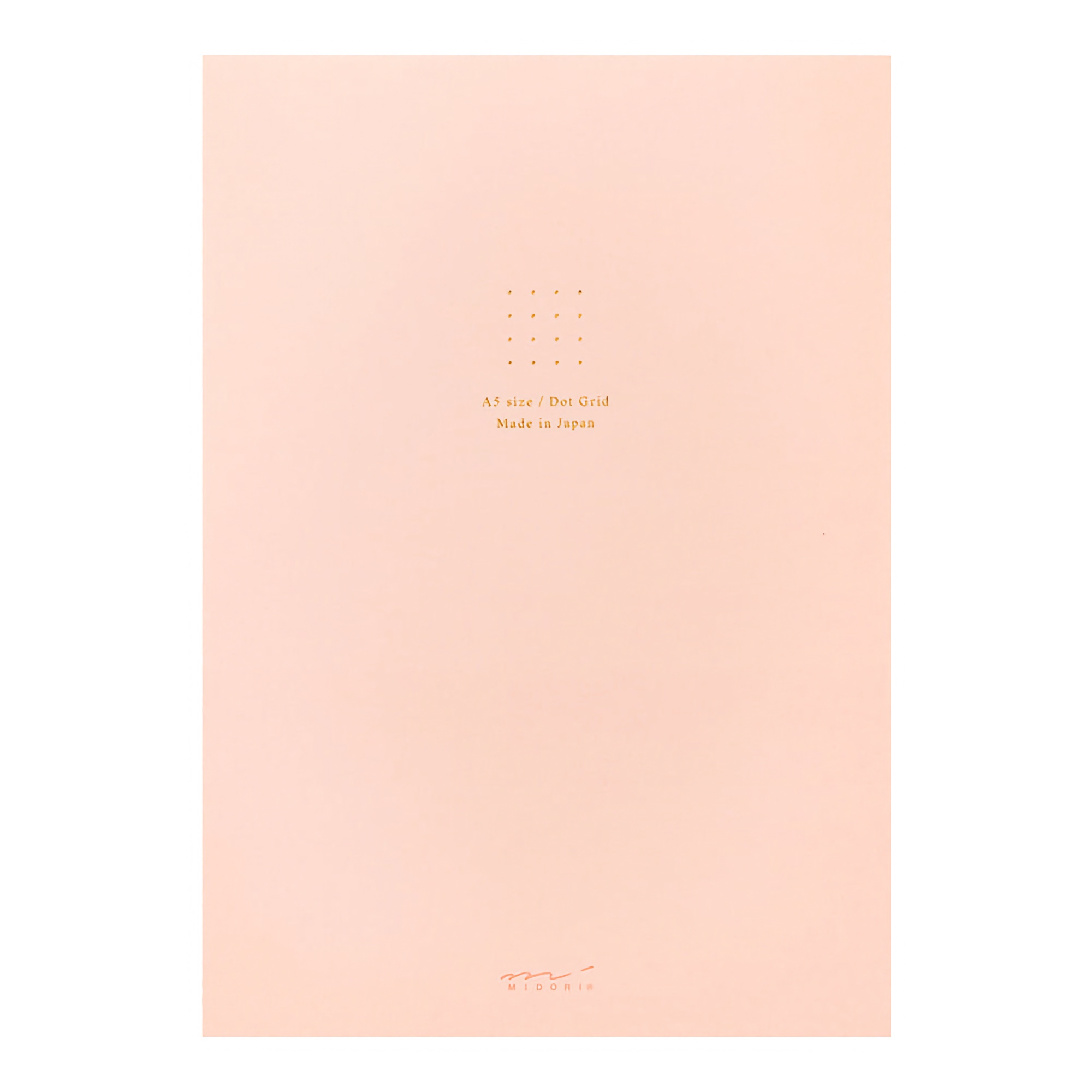 Midori Color Dot Grid Paper Pad A5 Pink