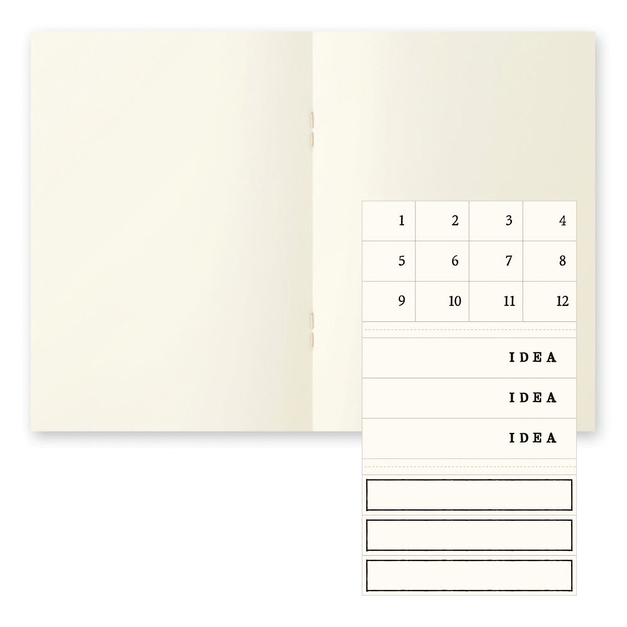 Midori MD Notebook Light [A6] Blank (Pack of 3)