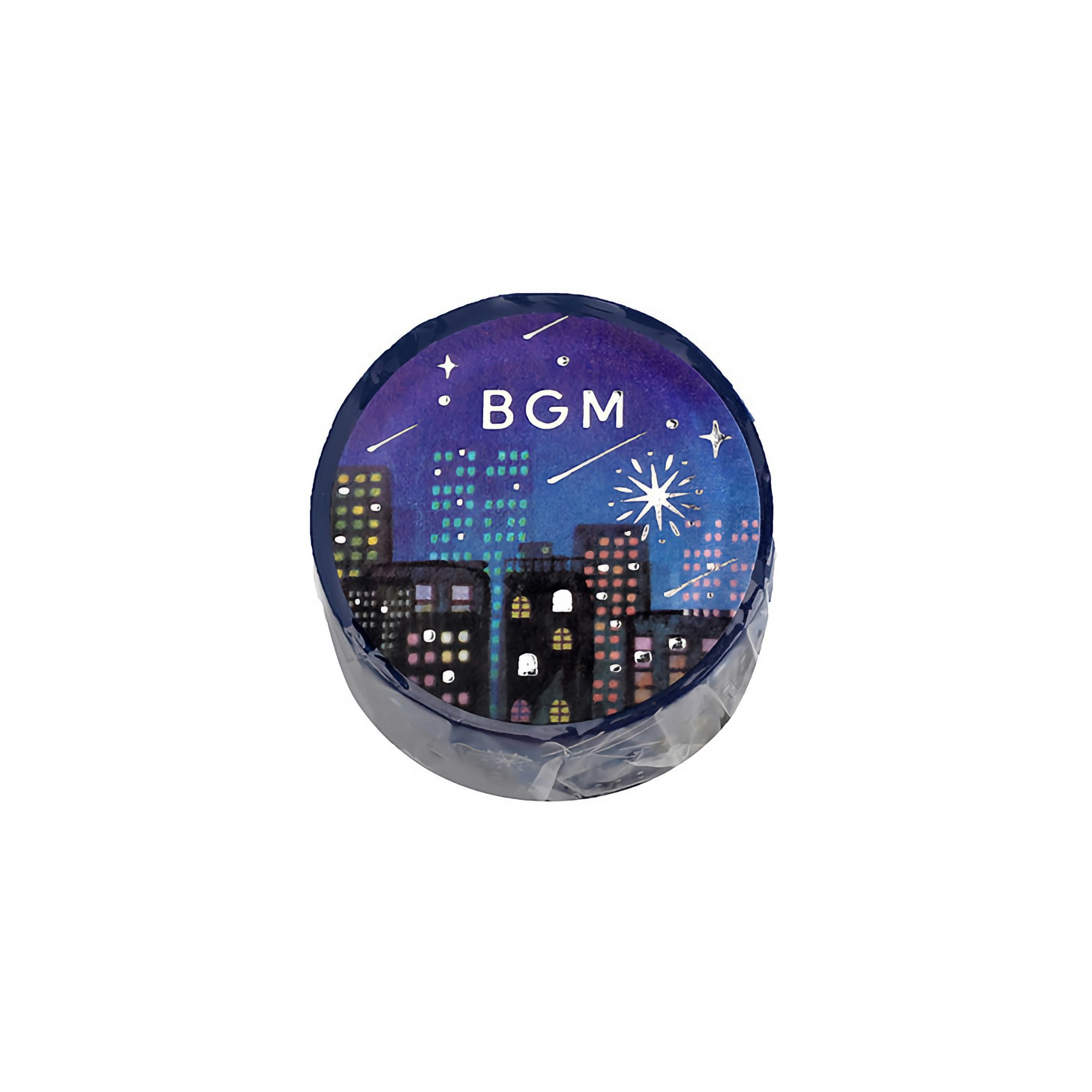 BGM Washi Tape Foil Night of Shooting Stars / City 20 mm