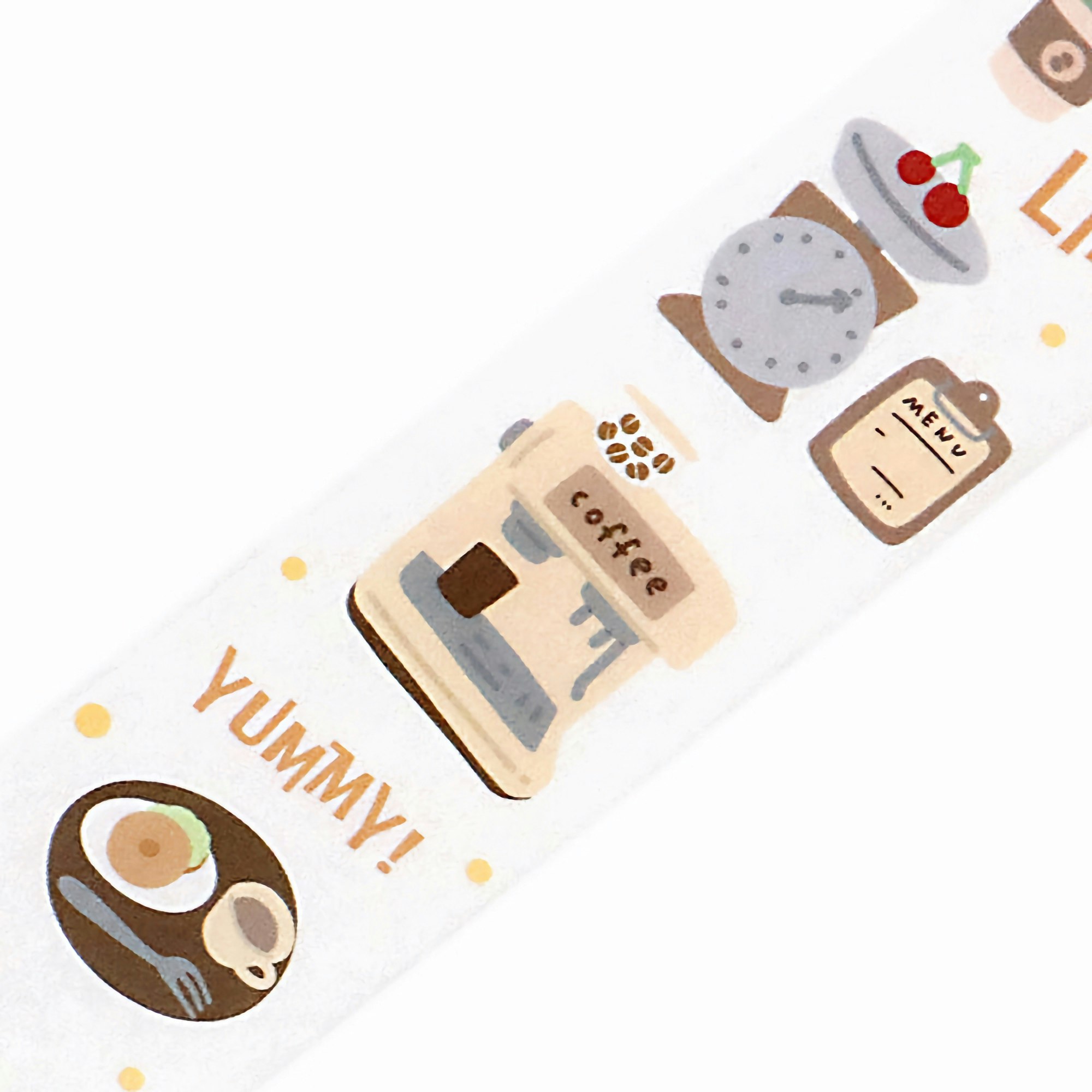 BGM Washi Tape Open for Business / Coffee 30 mm