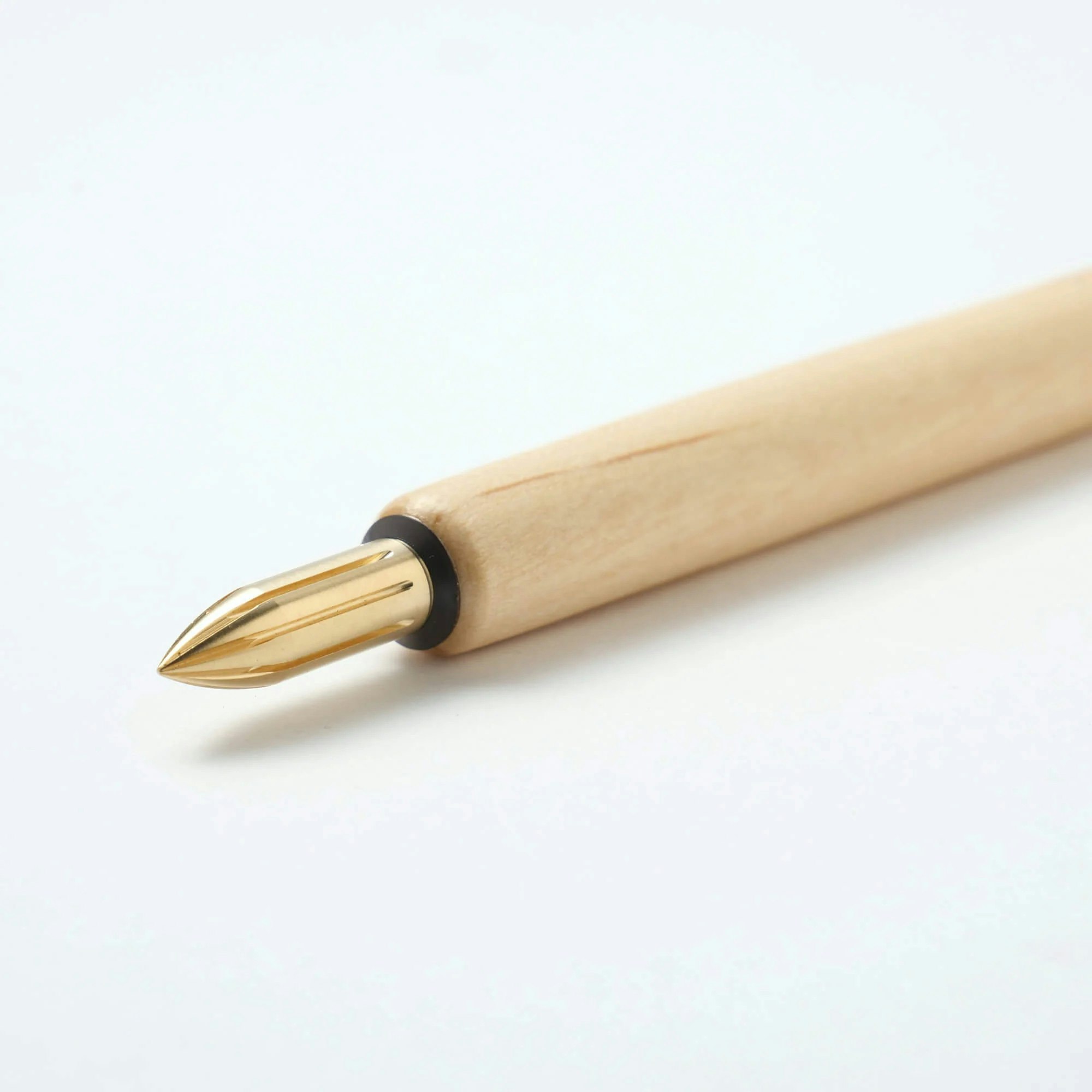 Kakimori Nib Holder White Sakura Wood