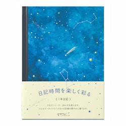 Midori MD 1 Year Diary Night Sky