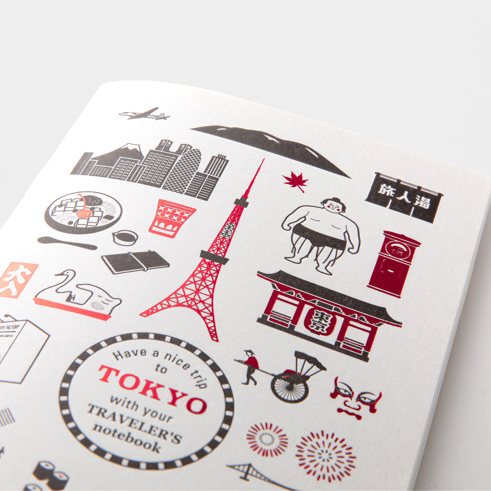 Traveler’s Company Traveler's notebook - Tokyo Edition Limited Blank Notebook, Regular Size