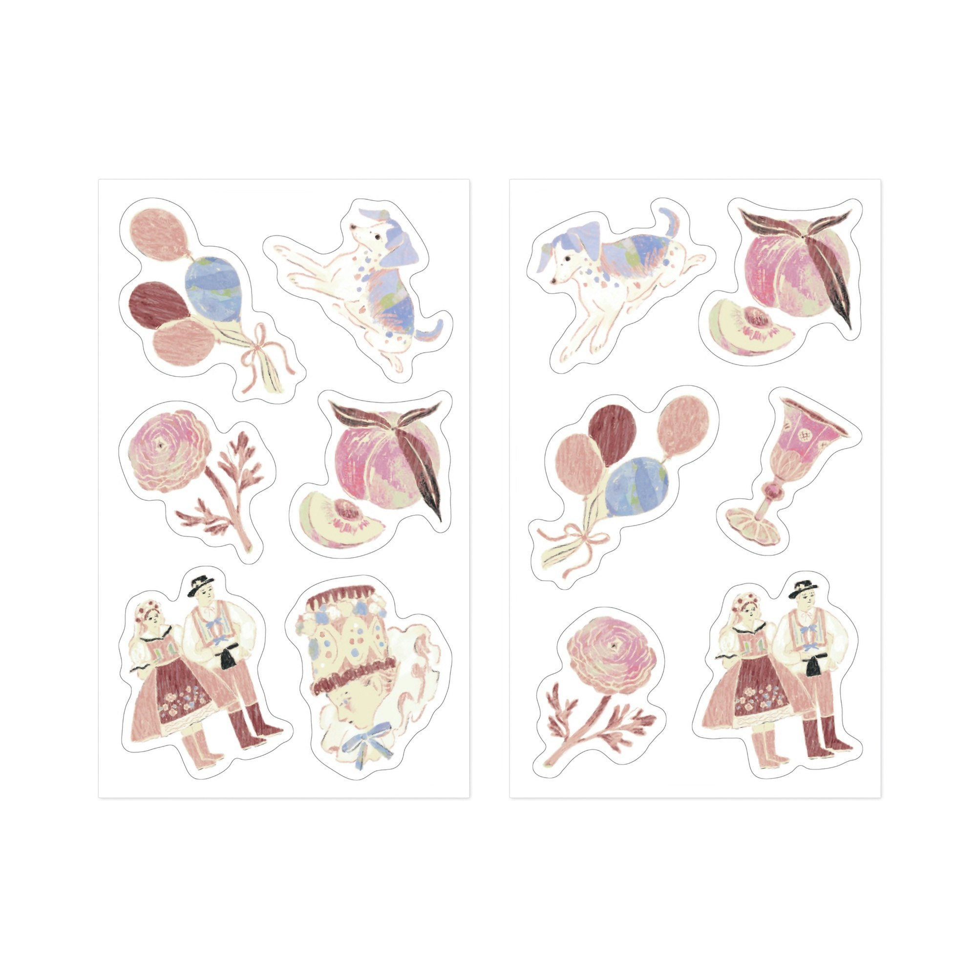 Midori Decoration Sticker Pink