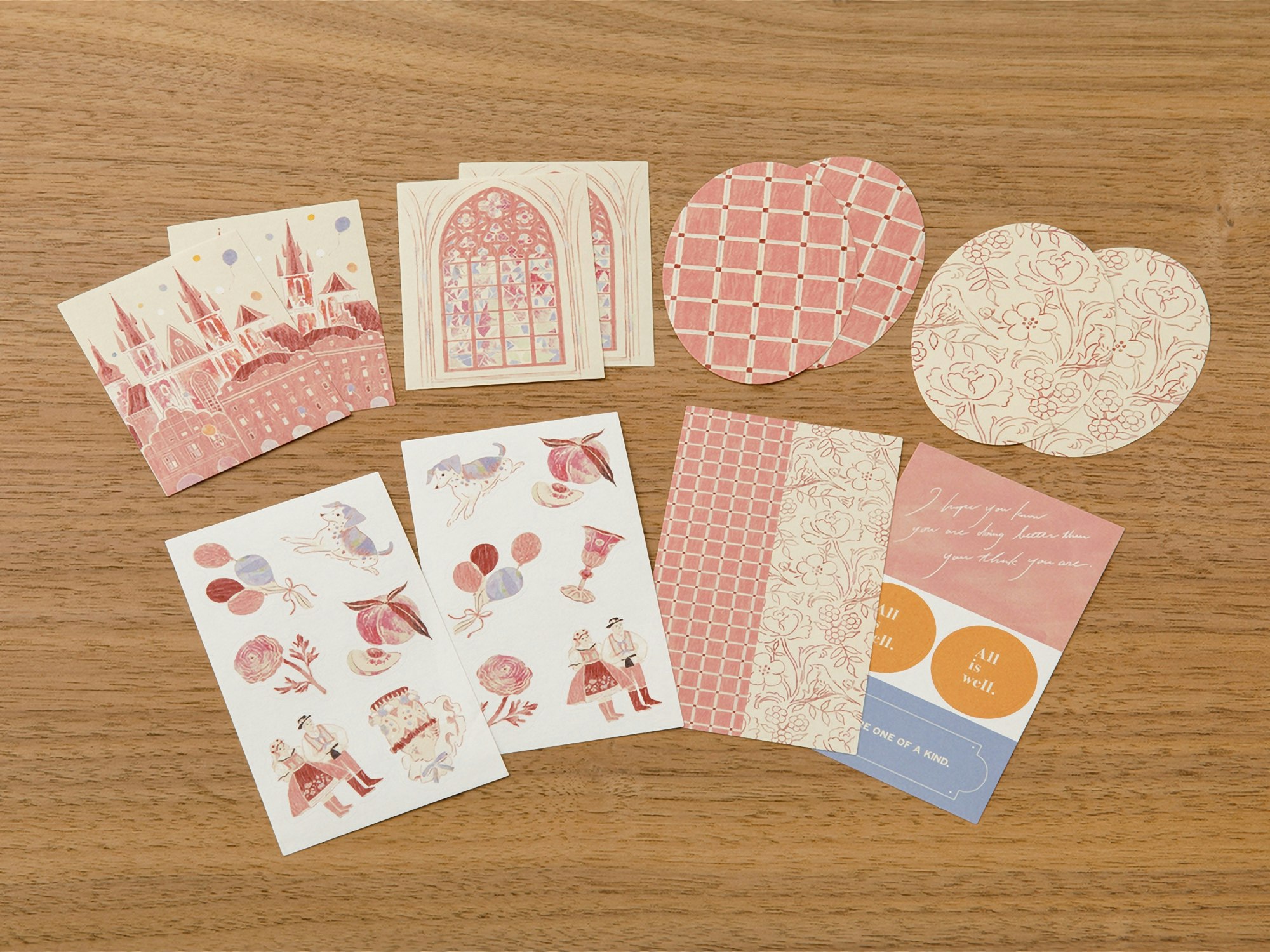Midori Decoration Sticker Pink