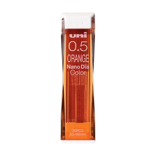 Uni Nano Dia Color Erasable Lead 0,5 mm Orange