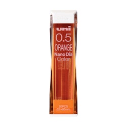 Uni Nano Dia Color Erasable Lead 0.5 mm Orange