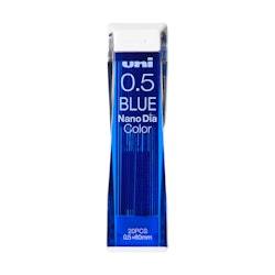 Uni Nano Dia Color Erasable Lead 0,5 mm Blue