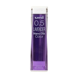 Uni Nano Dia Color Erasable Lead 0.5 mm Lavender
