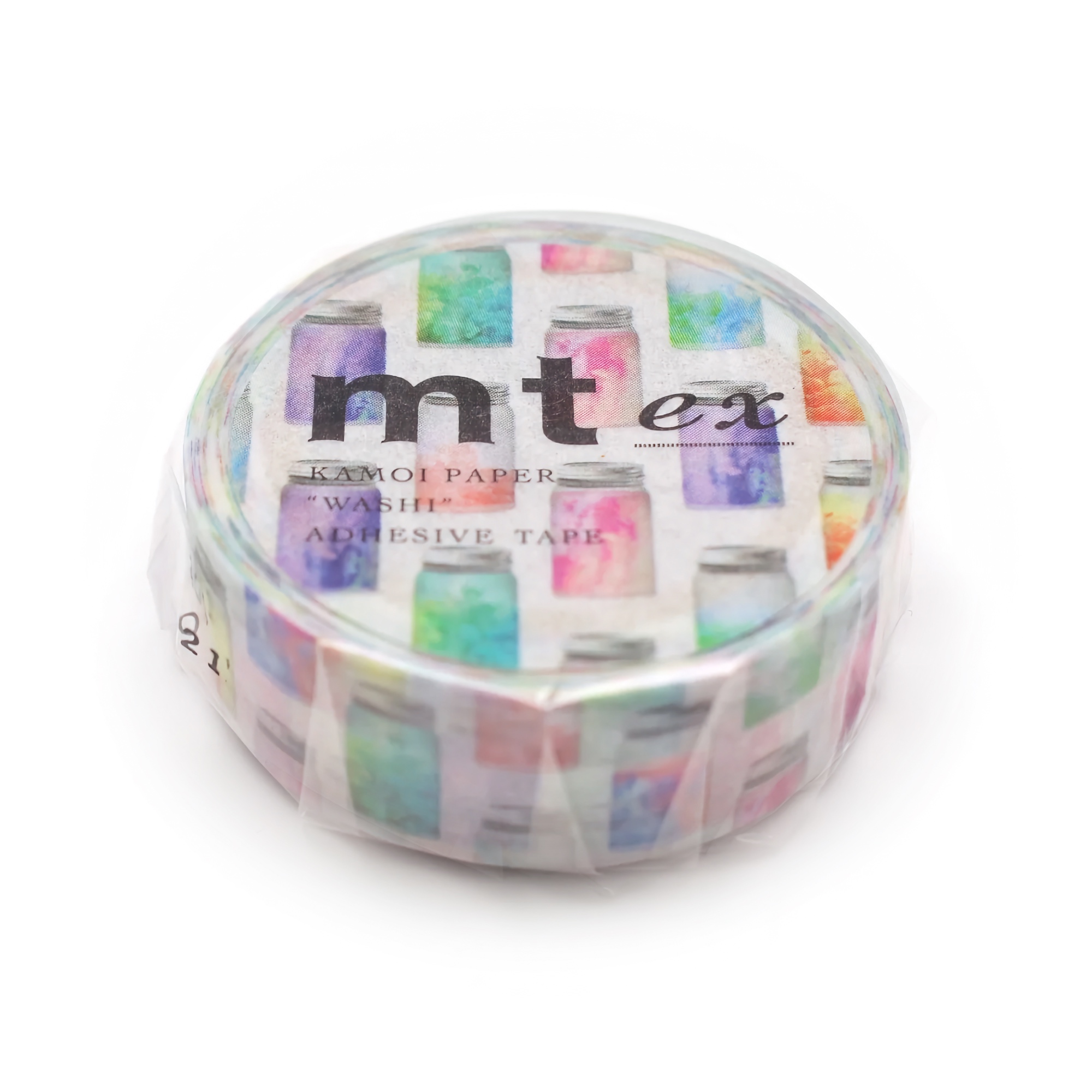 mt Ex Washi Tape Colorful Jar 15 mm