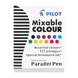 Pilot Parallel Mixable Colour Fountain Pen Ink 12-pack