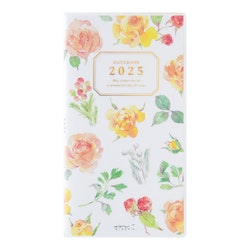 FÖRHANDSBOKNING: Midori MD 2025 Pocket Diary Slim Country Time Flower